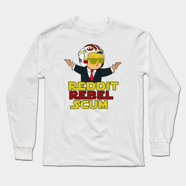 Reddit Rebel Long Sleeve T-Shirt by Milasneeze